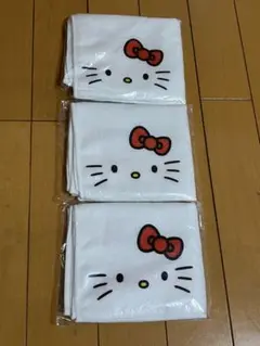 平成レトロ キティちゃん タオル５枚新品未使用 平成レトロ キティちゃん タオル5枚新品未使用