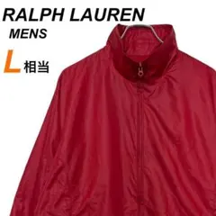 タ*ン様 RALPH LAUREN ナイロンジャケット 古着 ラルフローレン 赤