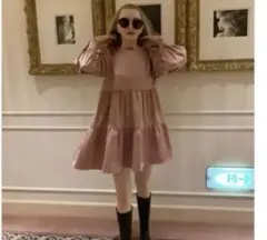 Épine（エピヌ） バックリボンティアードワンピース