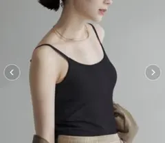 BANBI WATER バンビウォーターカップ付きリブUバックキャミソール L