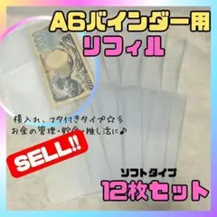 A6 リフィル12枚 横型 バインダー 貯金 家計管理　 saving D541のサムネイル