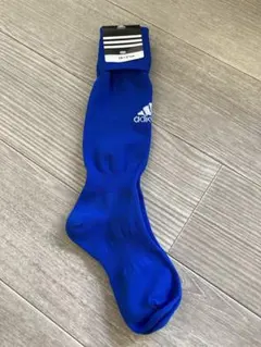 adidas サッカーソックス 青 19〜21cm