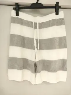 新品未使用 GELATO PIQUE ストライプルームウェアショーツ