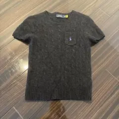 POLO RALPH LAUREN ラルフローレン　ケーブルニット 半袖 XS