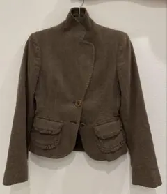 【MAX&Co.】ヘリンボーン ショートジャケット