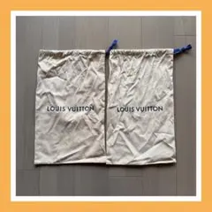【美品】LOUISVUITTON ルイヴィトン ショップ袋 保管袋 巾着 2枚