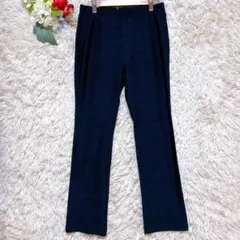 【ジャンニロジュディチェ】(40 L)スキニーパンツ 総柄 紺 通勤のサムネイル