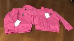 子供用 ピンク ジャケット フルジップ