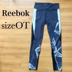 Reebok レギンス　スパッツ　ヨガタイツ　フィットネス【OT】メッシュ