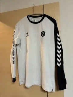 滋賀レイクス　hummel 長袖Tシャツ Oサイズ ホワイト/ブラック