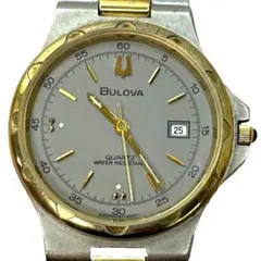 BULOVA クォーツ 腕時計 コンビカラー デイト表示 シチズン 稼働品のサムネイル
