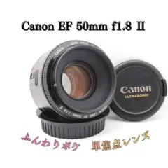 Canon EF50mm F1.8 単焦点 神レンズ 大口径 ボケ ポートレートのサムネイル