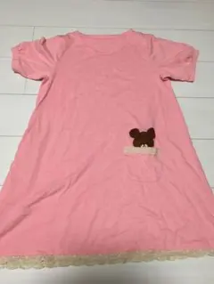 美品 早い者勝ち　くまのがっこう  ワンピース エプロン チュニック