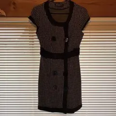 美品 CLAUDIE PIERLOT ピエルロ ツイードワンピース FR34 - メルカリ