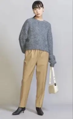 BEAUTY&YOUTHUNITEDARROWSカルゼドローストテーパードパンツ