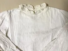 RiLi シャツ インナー フリル シャーリング ブラウス