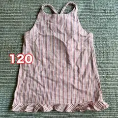 Berry's Berry ノースリーブワンピース120cm ストライプのサムネイル