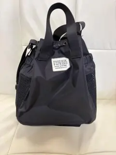 FREDRIK PACKERS ブラックショルダーバッグ