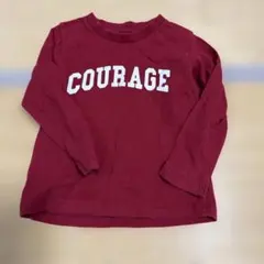 COURAGE 長袖Tシャツ 95cm レッド