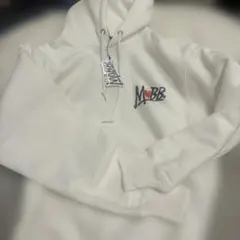 MOBB. ホワイト パーカー Mサイズ