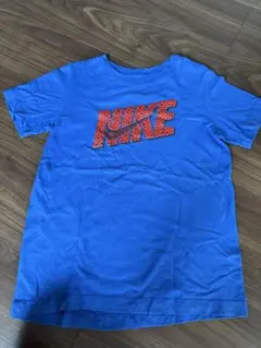 Nike キッズTシャツ S 青