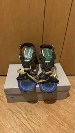 Miu Miu カラフルストラップサンダル　35 1/2のサムネイル