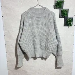 アンドサーチ(L)セーター　アクリルニット　ざっくりニット　ゆったり　長袖