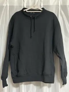 GU メンズ　トレーナー　ブラック　裏起毛