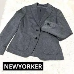 NEWYORKER 未使用級　テーラードジャケット　背抜き　9号　レディース