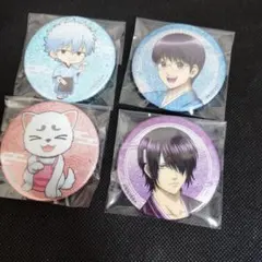 坂田銀時 銀八 缶バッジ タワレコ コラボ ヘッドフォンver 3点セット