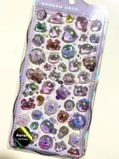 正規品　廃盤　ぷかぷかボンボン　オーロラ　ボンボンドロップシール　ろまんす