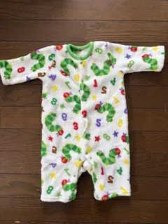 【即購入OK】はらぺこあおむし柄ロンパース　70サイズ 冬用向け