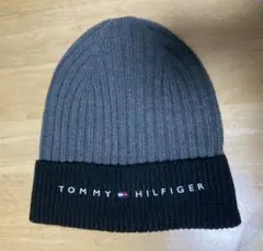 TOMMY HILFIGER ニット帽 グレー・ブラック