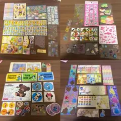 キャラクターシール　まとめ売り　大量　平成レトロ　ディズニー　ぷっくり　キラキラ