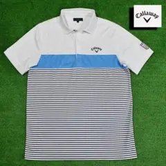Callaway/キャロウェイ ゴルフ ポロシャツ【ホワイト/LL】美品！