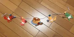 フェルト動物キャラクターガーランド
