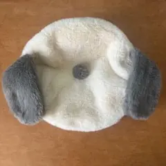 スヌーピー ベレー帽 クリーム色