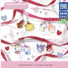 サンリオ　ガチャ　サンリオキャラクターズ　なかよしドロップチャーム　コンプリート