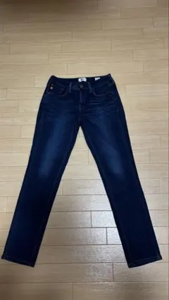 EDWIN SOMETHING スキニーデニム ダークブルー