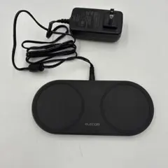 エレコム Qi ワイヤレス充電器 2台同時充電 W-QA05BK 純正付属