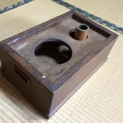古民具 囲い火鉢 箱火鉢 五徳付き アンティーク 古民具 囲い火鉢 箱火鉢 五徳付き アンティーク - メルカリ