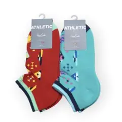 新品 ハッピーソックス アスレチック レディース ショートソックス