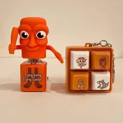 トゥントゥントゥンサフールイタリアンブレインロット音が鳴るキーホルダー2個セット