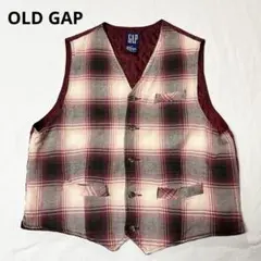 【希少】OLD GAP オールドギャップ オンブレ チェック ベスト 90s Mのサムネイル