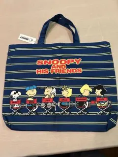 【新品未使用】SNOOPY バッグ ボーダー キャラクター