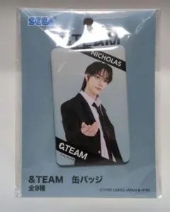 し*こ様 &TEAM　缶バッジ　セガ　SEGA　NICHOLAS