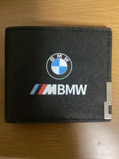 BMW 二つ折り財布 ブラック