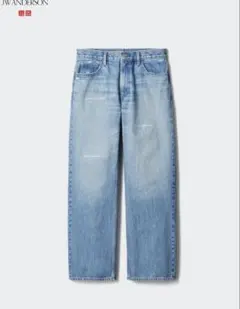 今期新作 UNIQLO JW ANDERSON ストレートデニム 32 - メルカリ