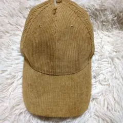 コーデュロイ キャップ ブラウン