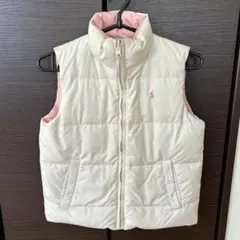 ラルフローレン　リバーシブルベストダウン
